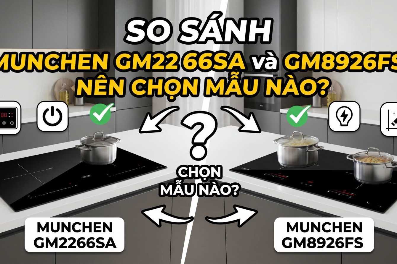 So sánh Munchen GM2266SA và GM8926FS: nên chọn mẫu nào?