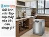 Gửi ảnh vị trí lắp máy rửa bát cần chụp gì?