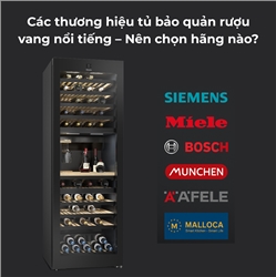 Các thương hiệu tủ bảo quản rượu vang nổi tiếng – Nên chọn hãng nào?