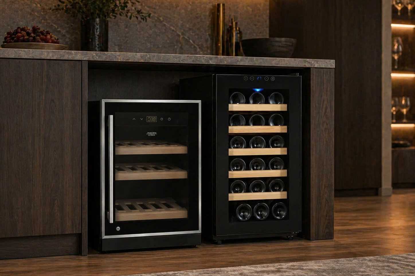 Tủ rượu vang mini 8–20 chai có đáng mua không?
