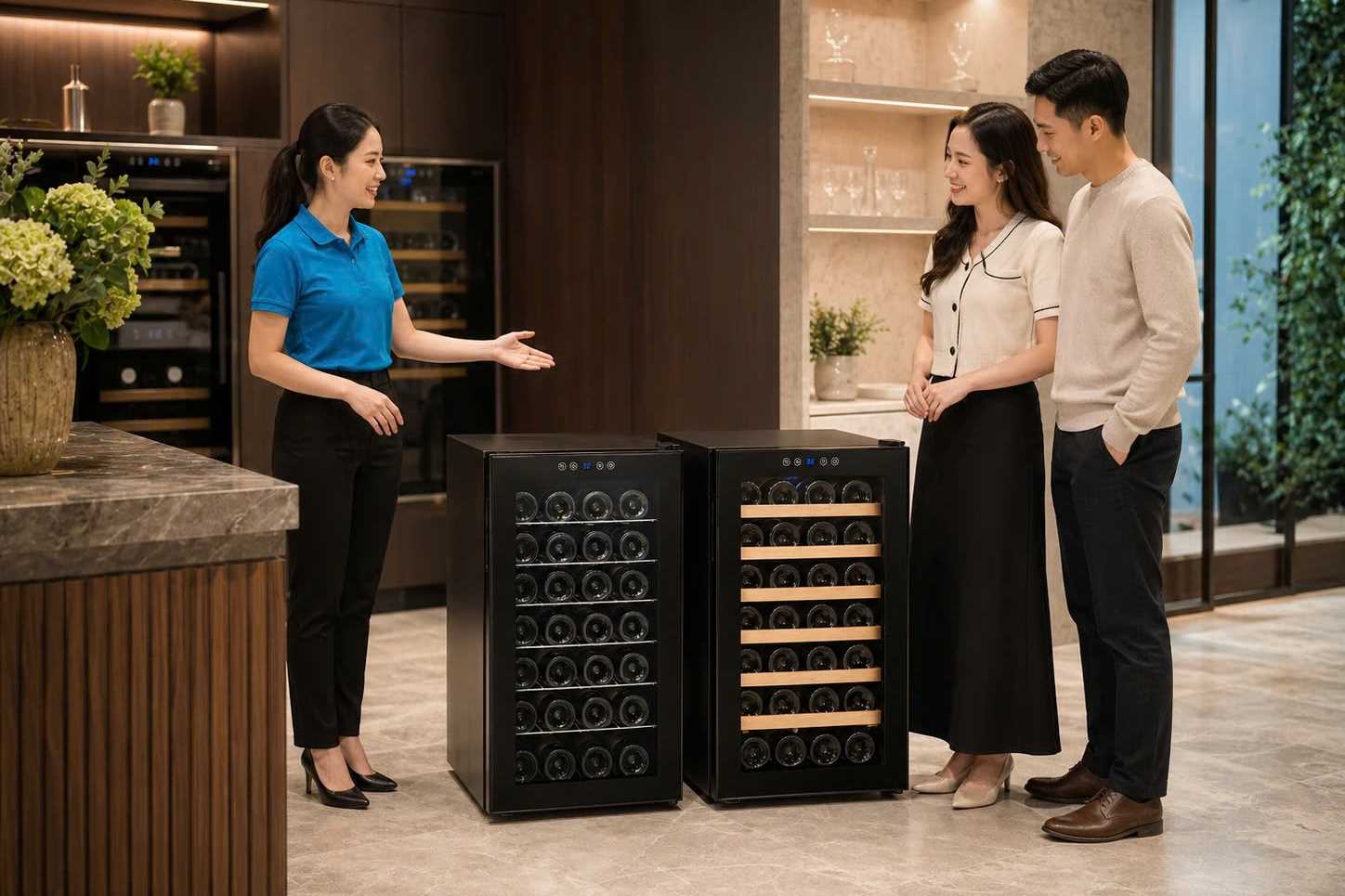 Tủ rượu vang Vinocave có hợp người mới chơi vang không?