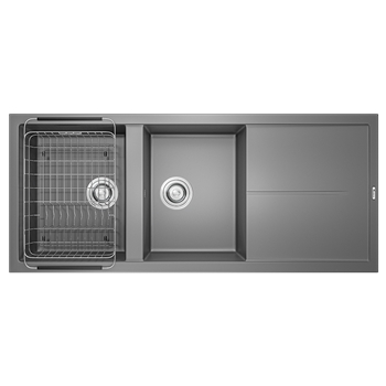 Chậu rửa bát Konox Granite Sink Livello Smart 1160 – Grey