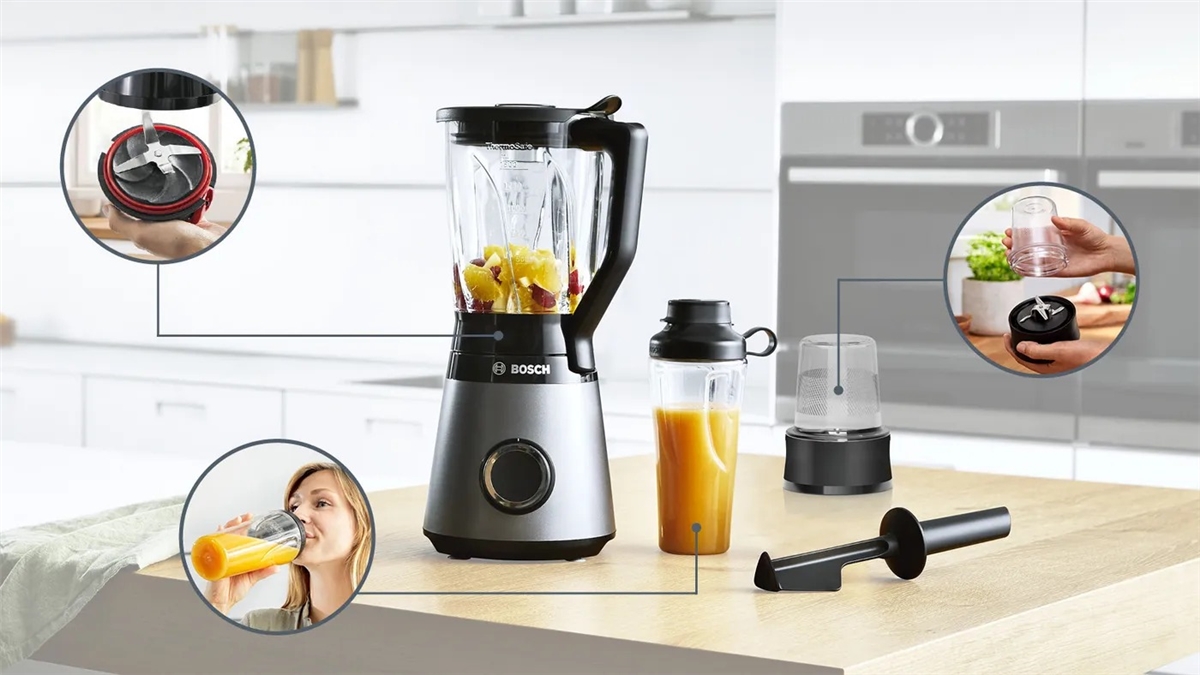 Máy xay sinh tố để bàn đa năng, công suất mạnh, có cối phụ, lý tưởng cho gia đình bạn.