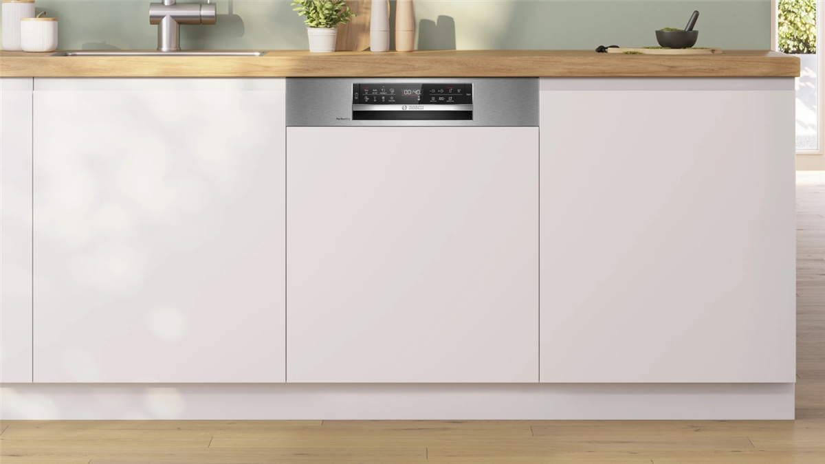 Máy rửa bát Bosch Serie 6 âm tủ toàn phần với bảng điều khiển giấu kín