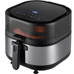 LocknLock Visible Stirring Air Fryer EJF596BLK