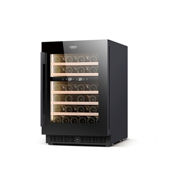 Tủ rượu vang Munchen MWC02ZB (130L, 2 vùng nhiệt độ) – Tủ bảo quản rượu cao cấp cho không gian sang trọng