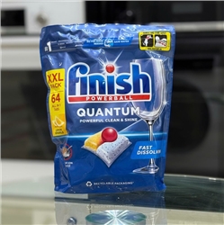 Finish Quantum All-in-One 64 viên - Lemon