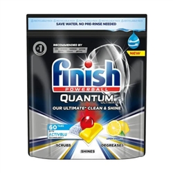 Viên rửa bát Finish Quantum Ultimate 60 viên - Hương chanh