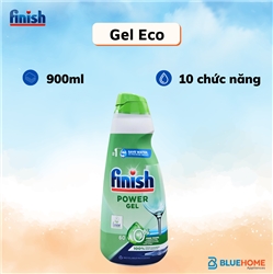 Gel rửa bát Finish Eco 0% 900ml - 10 chức năng