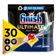 Viên rửa bát Finish Ultimate AIO 30 viên | 14 chức năng - Hương chanh
