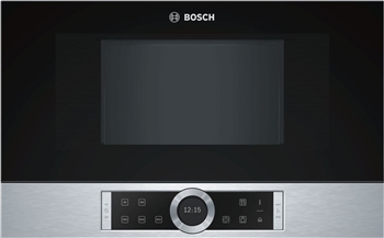 Serie 8 | Lò Vi Sóng Bosch BFL634GS1 Dung Tích 21 Lít, Phù Hợp Mọi Gia Đình