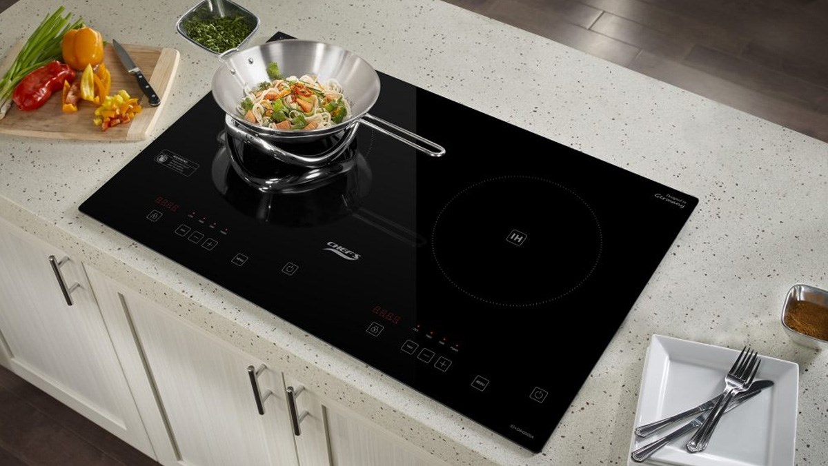 bep tu doi am ban 2 vung nau trong khong gian bep hien dai