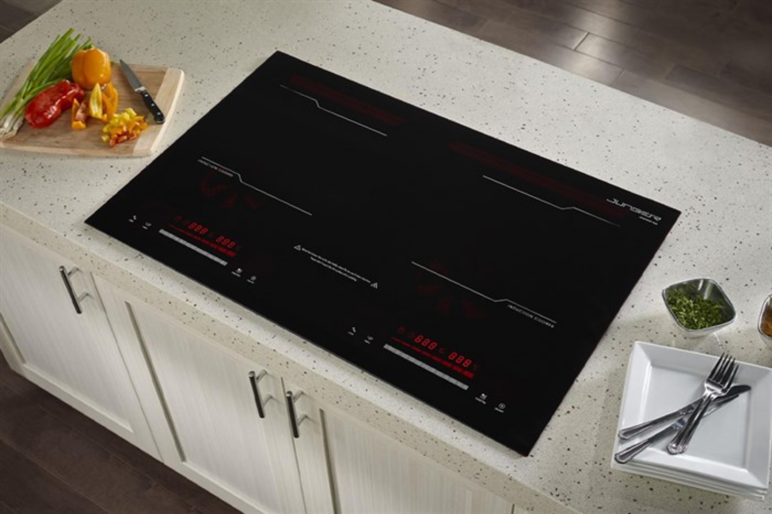 Bếp từ đôi giá rẻ bảng điều khiển đơn giản dễ dùng