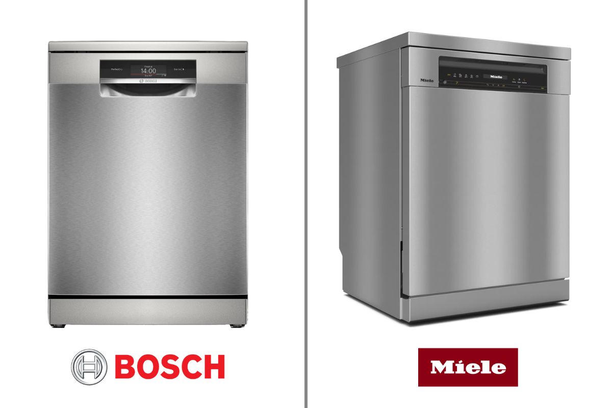 so sánh nhanh với Bosch – cũng là thương hiệu Đức nổi tiếng, nhưng giá “mềm” hơn Miele