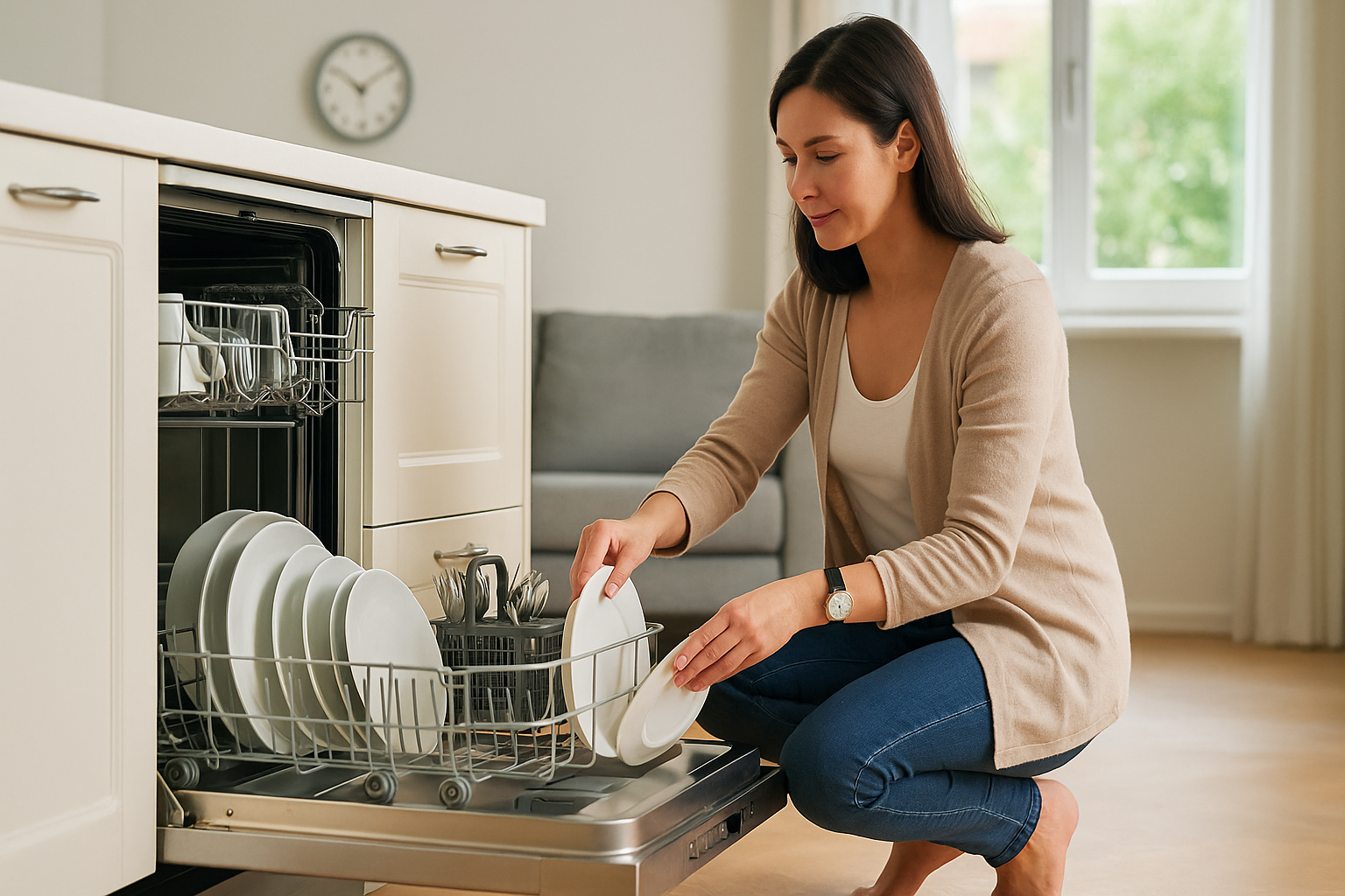 Chỉ mất vài phút xếp bát đĩa, bạn đã tiết kiệm hàng trăm giờ mỗi năm nhờ máy rửa bát.