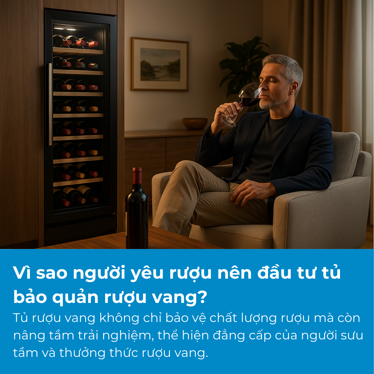 Vì sao người yêu rượu nên đầu tư tủ bảo quản rượu vang?
