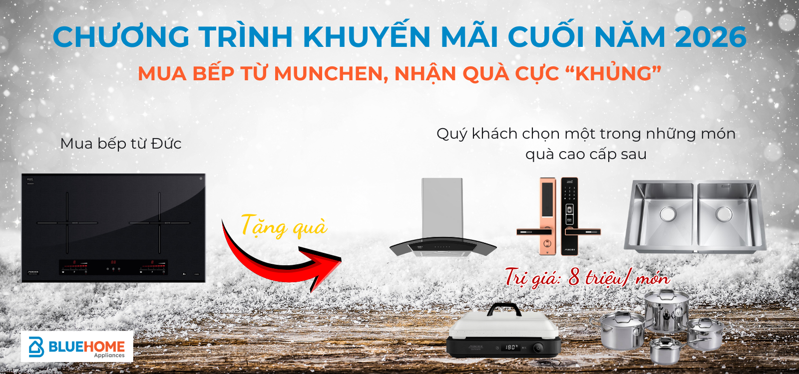 MUA BẾP TỪ MUNCHEN, NHẬN QUÀ CỰC “KHỦNG”