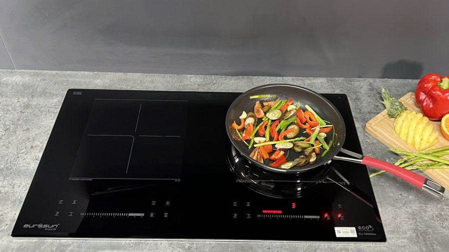 Bếp từ đôi Eurosun EU-T688MAX – Thiết kế sang trọng, công nghệ Inverter tiết kiệm điện