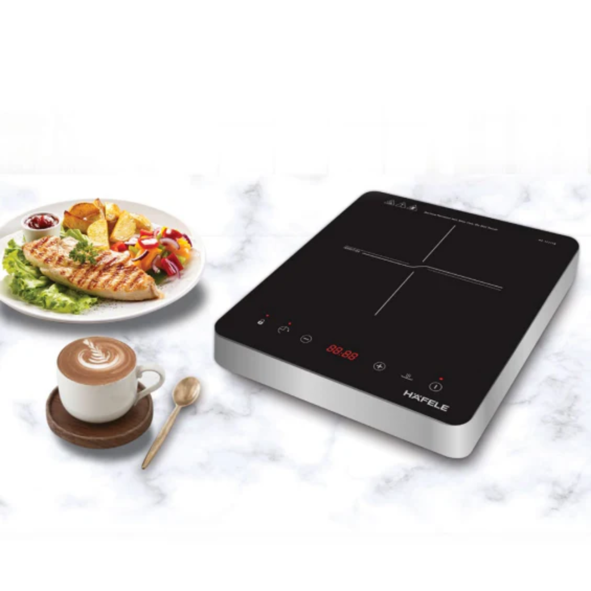 Bếp từ đơn Hafele HSI-I2711B nhỏ gọn, công suất 2000W, dễ sử dụng, an toàn, phù hợp gia đình nhỏ.