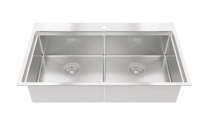 Chậu Inox Hafele 567.94.024 – Combo hai hố rửa và phụ kiện thông minh cho căn bếp hiện đại