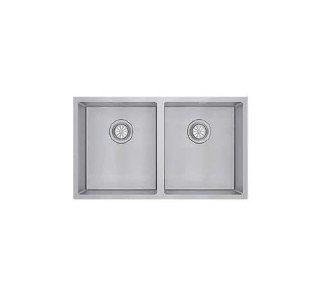 Chậu Inox Hafele HS22‑SSN2S90P - Giải pháp bồn rửa hai hố cho gian bếp hiện đại.