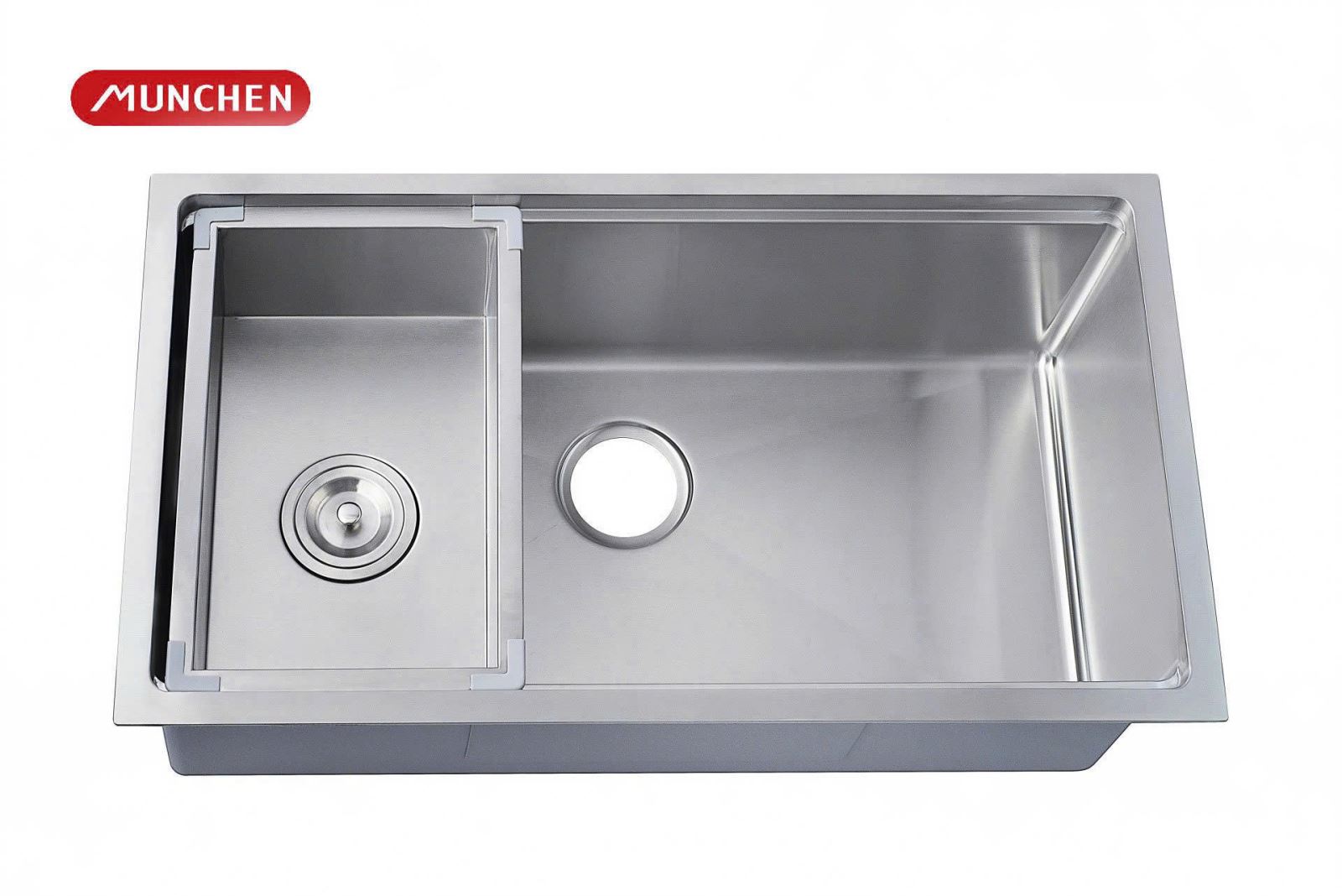 Chậu Inox Munchen AISI 304 MBS4878-S05 – Cao cấp, hoàn hảo cho mọi không gian bếp