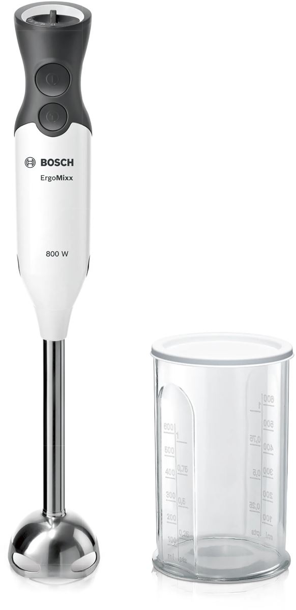 Máy xay sinh tố cầm tay Bosch MS61A4110 mạnh mẽ, tiện lợi, xay nhuyễn nhanh chóng, an toàn tuyệt đối.