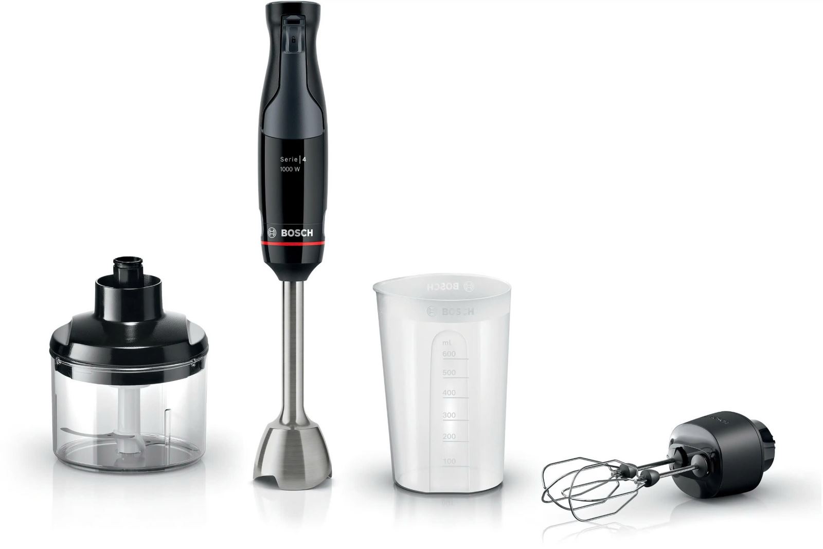 Máy xay sinh tố cầm tay Bosch MSM4B624 công suất 1000W, đa năng, bền bỉ, trợ thủ hoàn hảo nhà bếp.