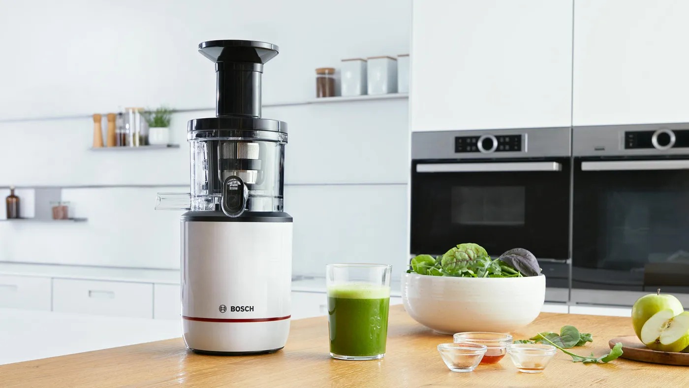 Bosch MESM500W ép trái cây nhanh, kiệt bã, nước ép giàu vitamin, ít bọt, thơm ngon cả nhà thích.