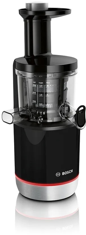 Máy ép chậm Bosch MESM731M thiết kế nhỏ gọn, sang trọng, vận hành ổn định, tiết kiệm không gian bếp.