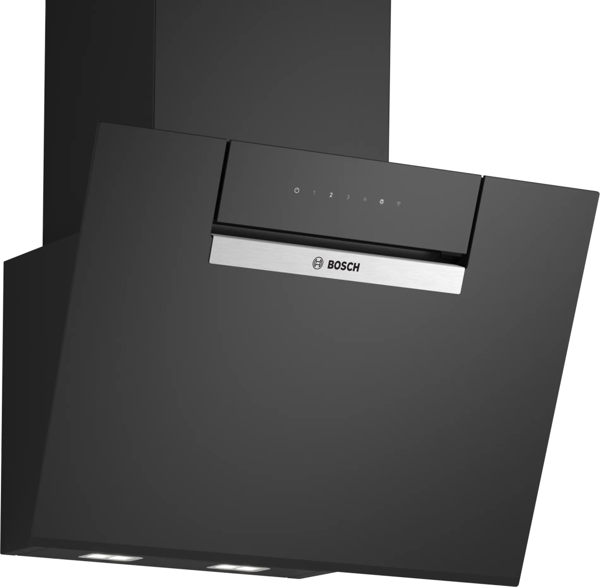 Serie 4 | Máy Hút Mùi Bosch DWK67FN60 60cm – Kính Nghiêng Sang Trọng, Hút Mạnh, Êm Ái, Thông Minh