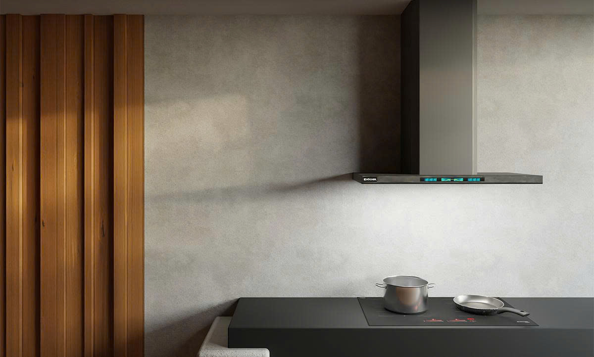 Máy hút mùi Köcher Luvia Elite Pro nhìn từ phía trước