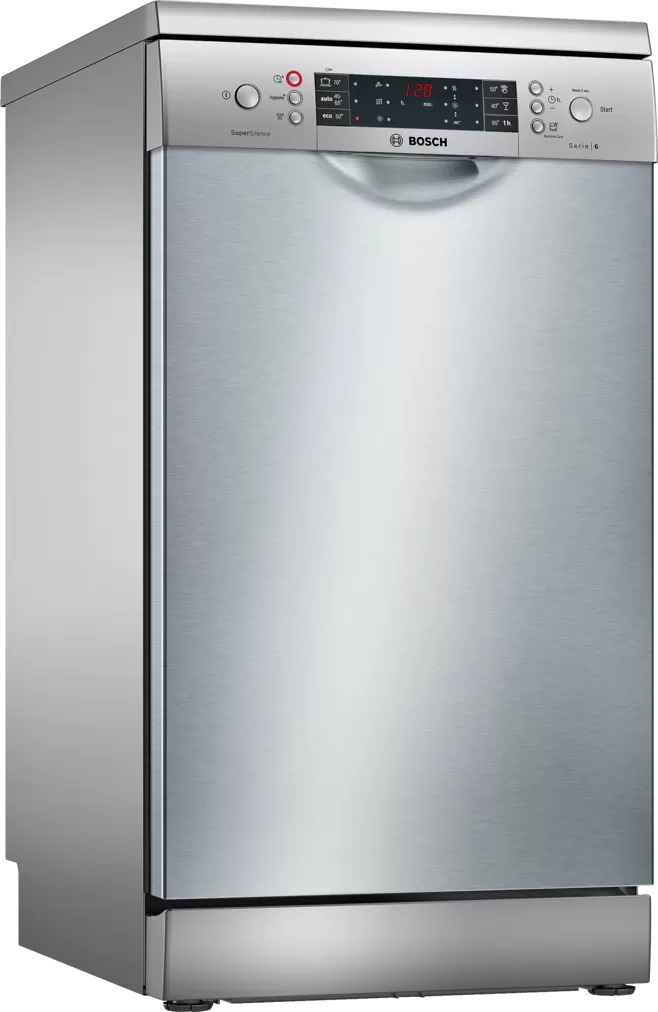  Serie 6 |  Máy rửa bát Bosch SPS66TI00E nhỏ gọn 45 cm màu bạc / inox