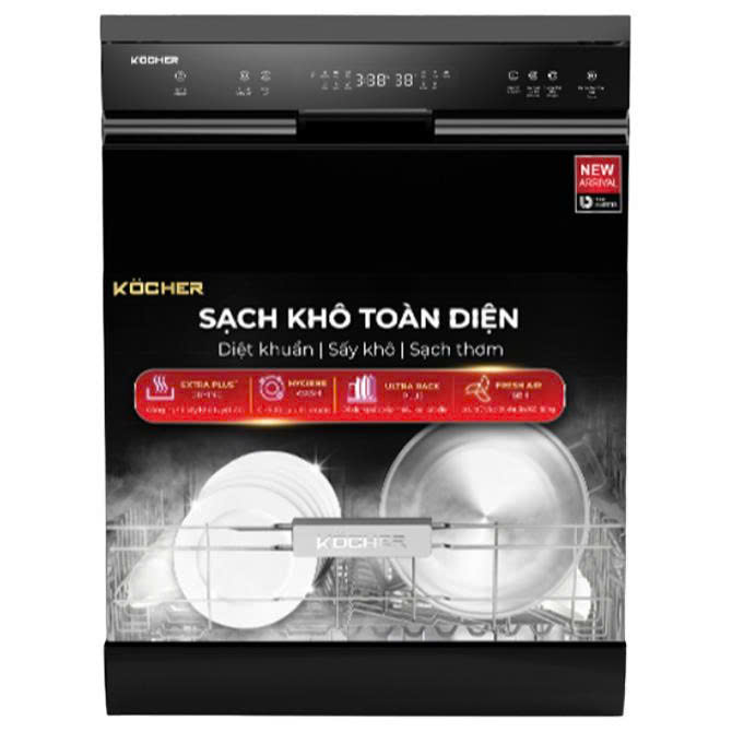Máy Rửa Bát Kocher X15B – Trợ Thủ Hoàn Hảo Cho Gian Bếp Hiện Đại