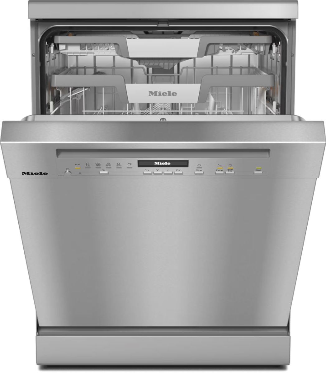 Máy rửa bát Miele G 7130 SC Front AutoDos CleanSteel – Đẳng cấp tiện nghi cho gian bếp hiện đại