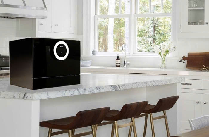 Texgio TG-DT2026: thiết kế sang trọng, 7 chương trình rửa, sấy UV diệt khuẩn, quạt thông gió tự động.