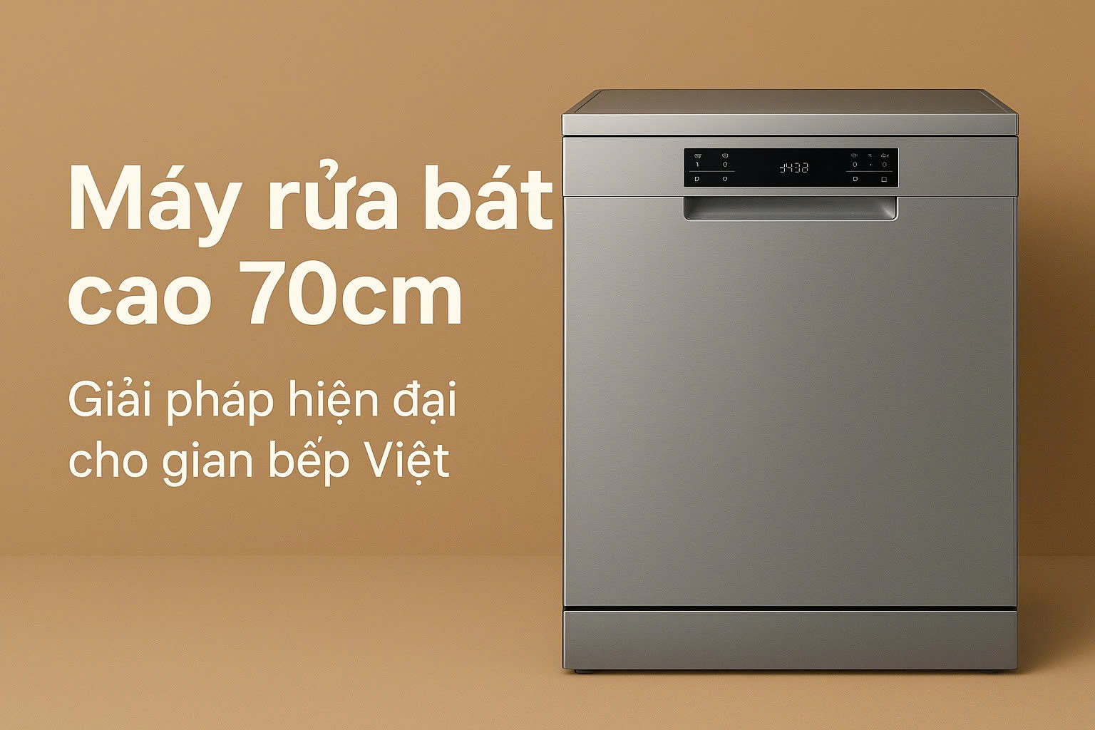 Máy rửa bát cao 70cm – trợ thủ rửa sạch chén đĩa nhanh chóng, tiện nghi cho gia đình bạn.