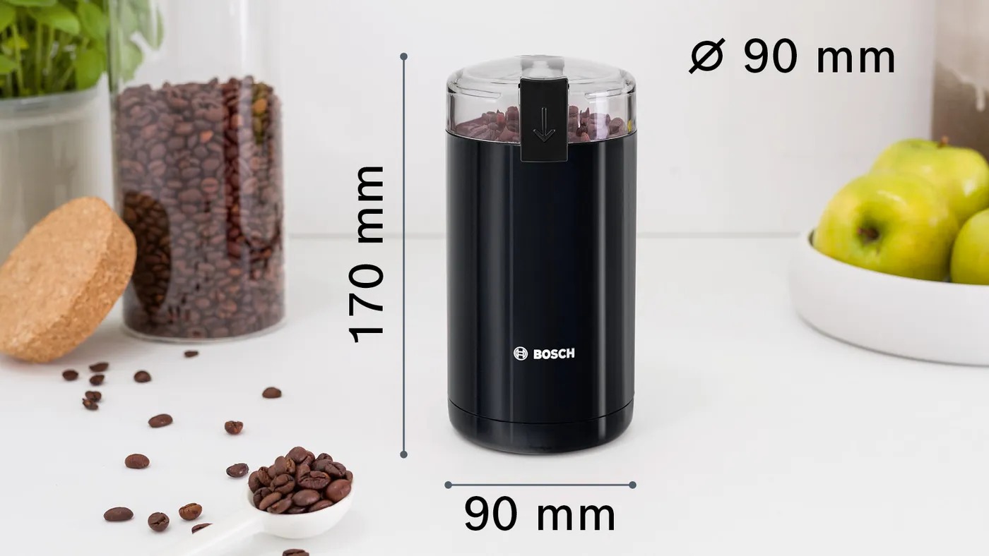 Máy xay pha cà phê Bosch TSM6A013B – xay nhanh, mịn đều, giữ trọn vị cà phê tươi ngon!