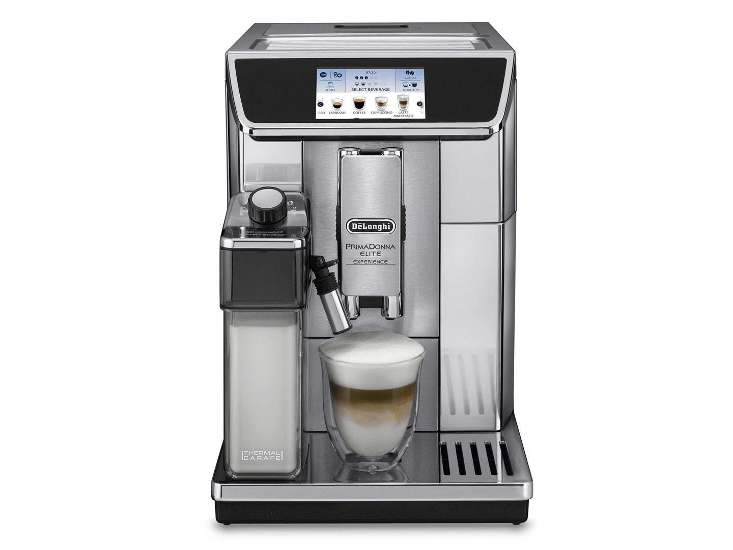 Máy pha Cà Phê Delonghi PrimaDonna Elite Experience ECAM650.85.MS – Công nghệ pha chế đỉnh cao cho mọi trải nghiệm