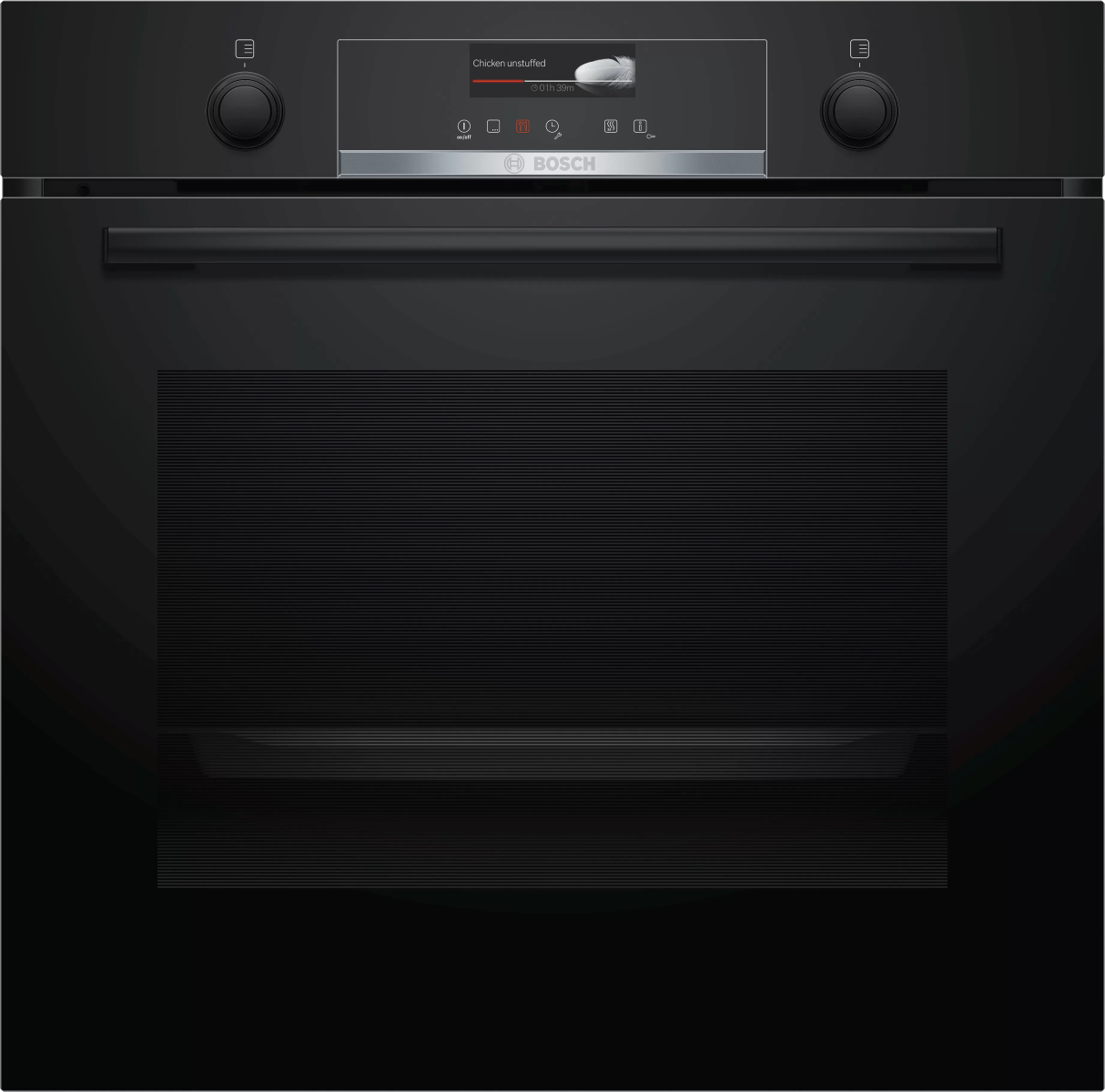 Serie 6 | Lò nướng Bosch HBG539EB0 hiện đại, lập trình sẵn 40 công thức nấu ăn