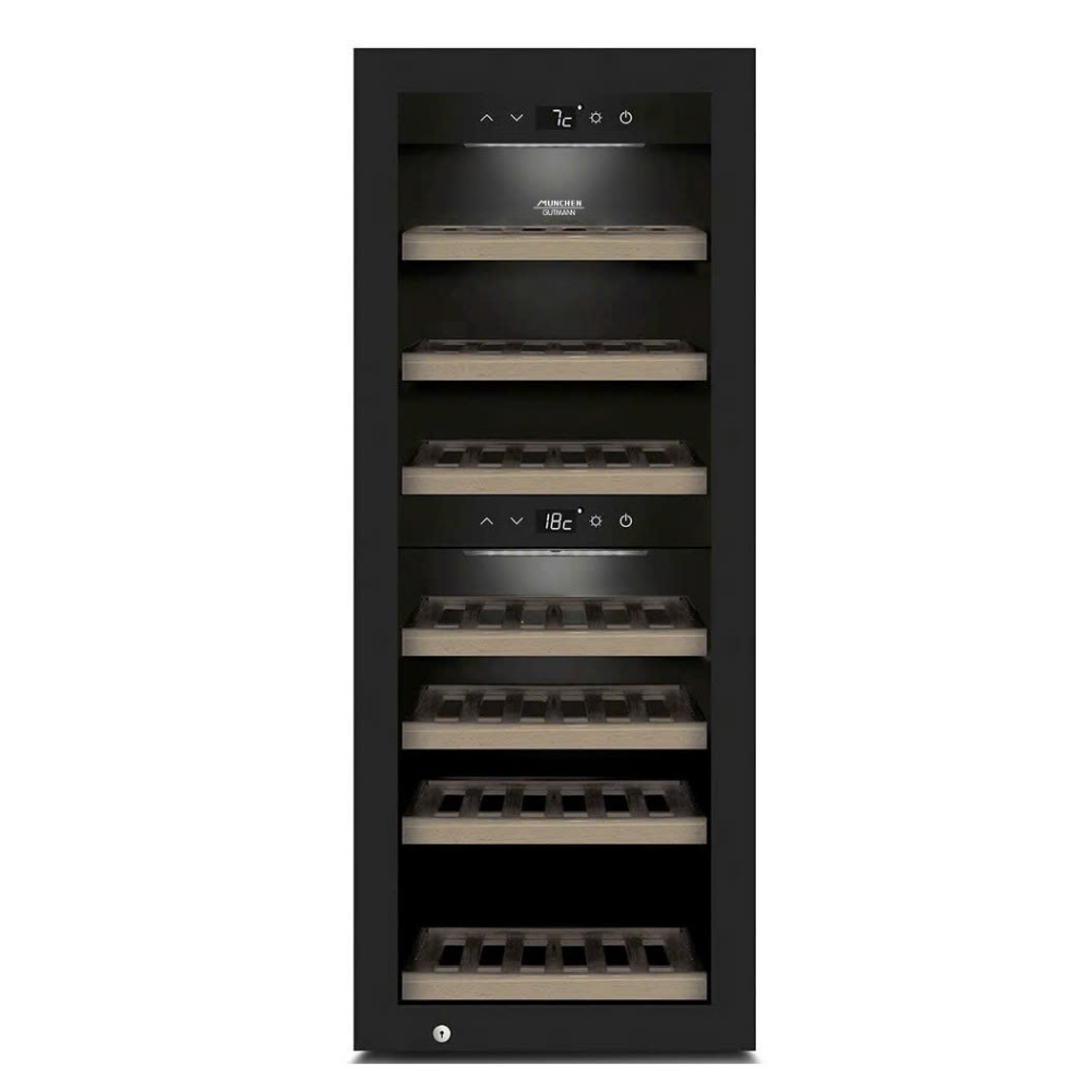 Tủ rượu vang Munchen MW338FG (38 chai) – 2 vùng nhiệt độ