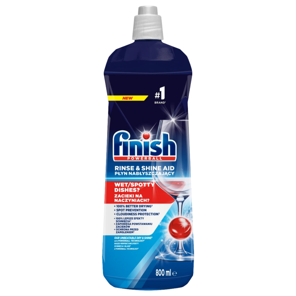 Nước làm bóng Finish 800ml - Hương Regular (tươi mát)