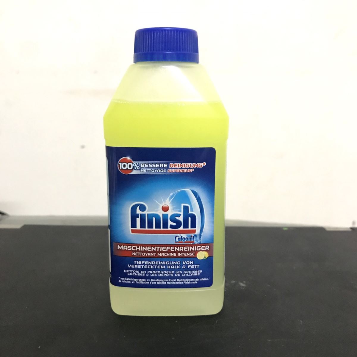 Vệ sinh máy rửa bát Finish hương cam