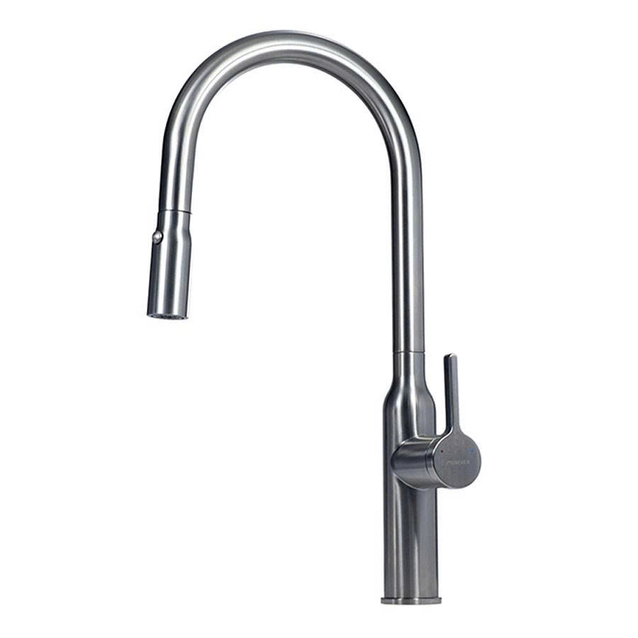 Vòi rửa bát dây rút Munchen Nickel MBF81821N