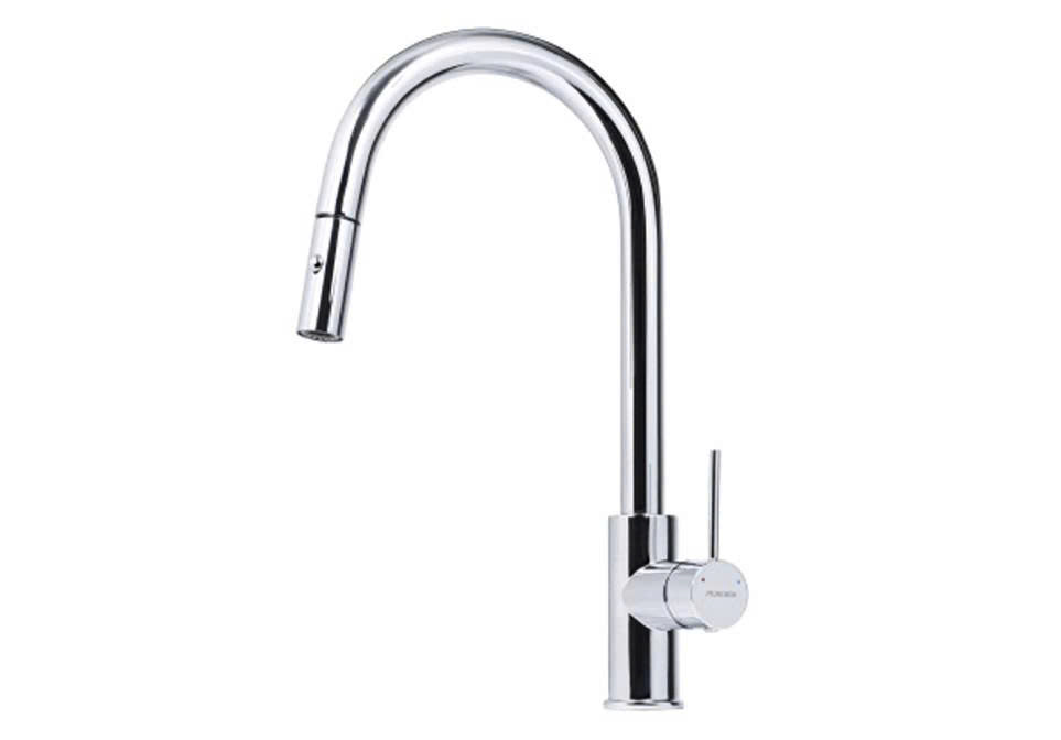 Vòi rửa bát dây rút Munchen Chrome MBF81822C – Sự lựa chọn hoàn hảo cho căn bếp hiện đại