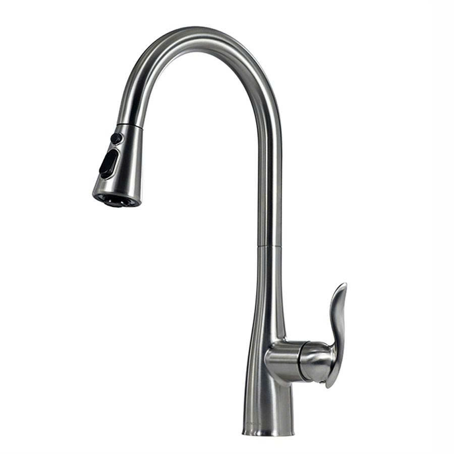 Vòi rửa bát dây rút Munchen Nickel MBF81826N