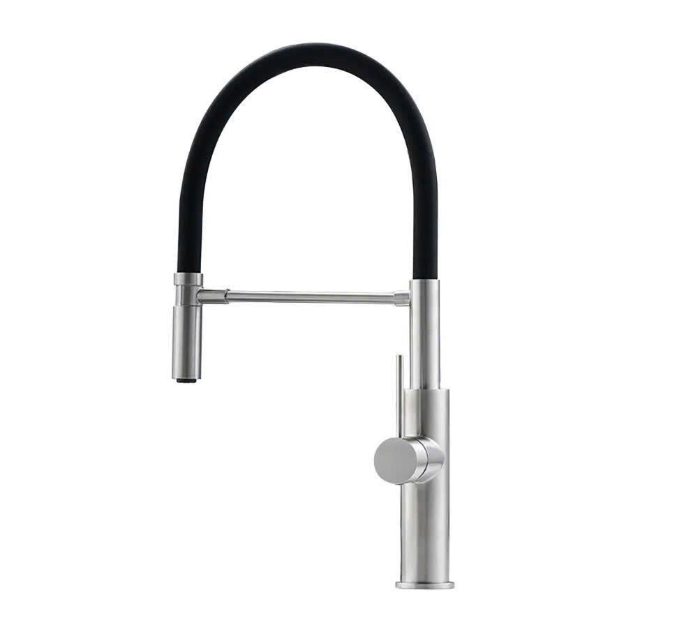 Vòi rửa bát dây rút Munchen Nickel MBF81830B – Đẳng cấp và tiện nghi cho căn bếp hiện đại