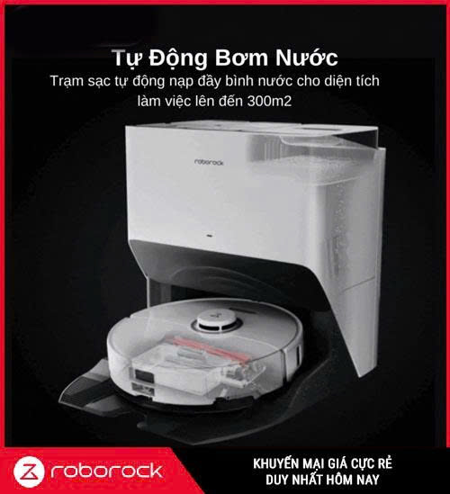 Robot hút bụi lau nhà Roborock S8‑PRO‑ULTRA – Công nghệ lau hút đỉnh cao cho ngôi nhà hiện đại
