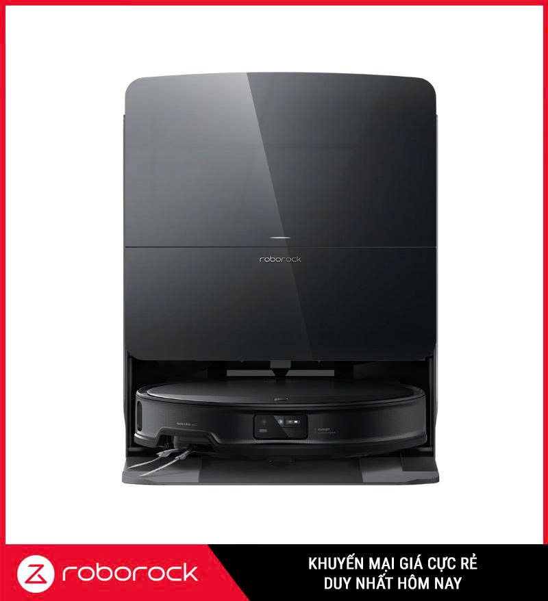 Robot hút bụi Roborock Saros 10R Đen – Vũ khí mới cho ngôi nhà hiện đại