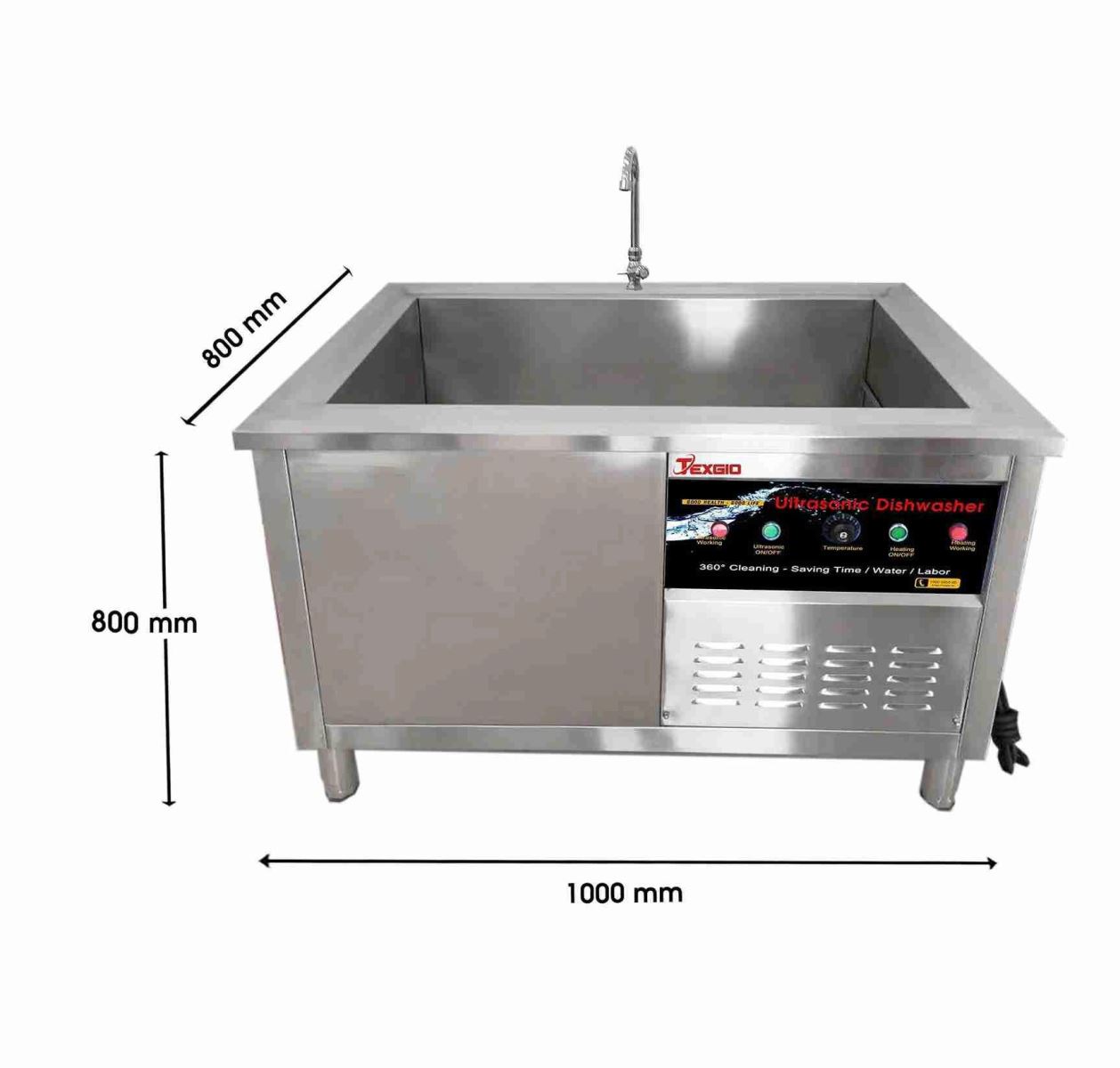 Máy Rửa Bát Công Nghiệp Siêu Âm Texgio Ultrasonic Standard TGU‑1000SS – Sự lựa chọn tối ưu cho bếp thương mại